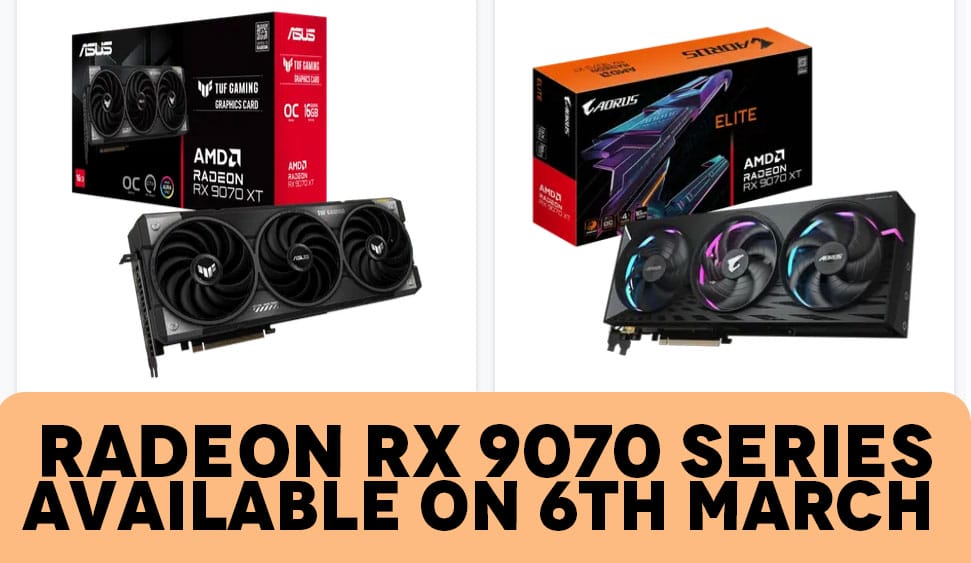AMD Radeon RX 9070 and RX 9070 XT Series Coming to Slovenia