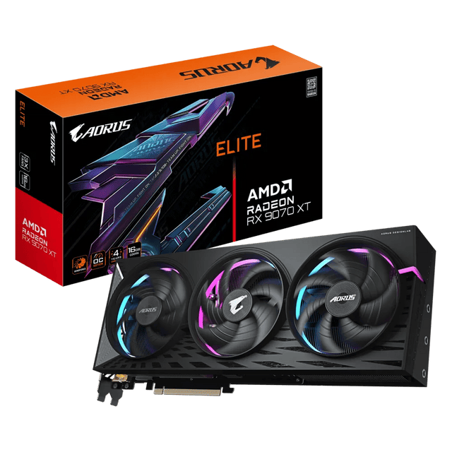 Gigabyte AORUS Radeon RX 9070 XT ELITE 16G Graficna Kartica