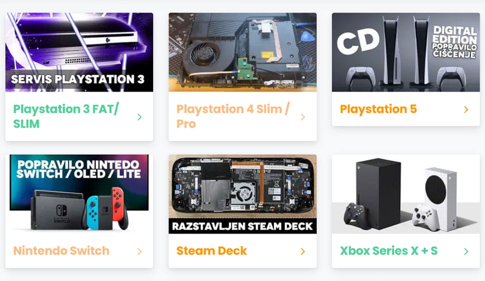 🎮 Game Console Repair – PS5, Nintendo Switch, Steam Deck & More